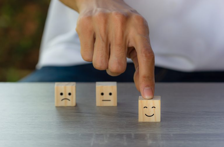 Conceptual the customer responded to the survey