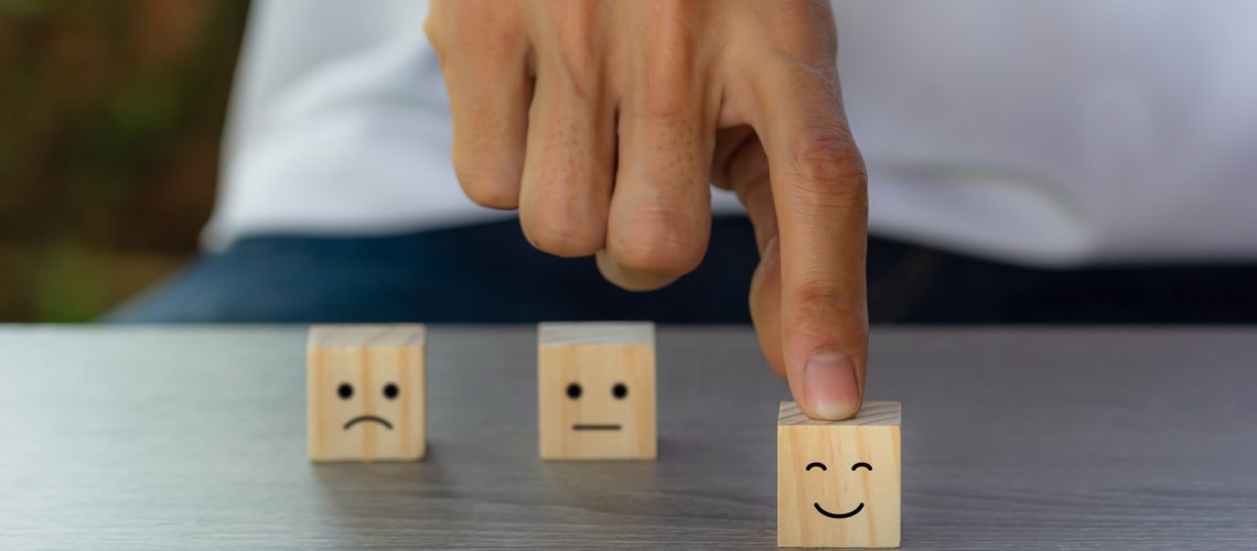 Conceptual the customer responded to the survey